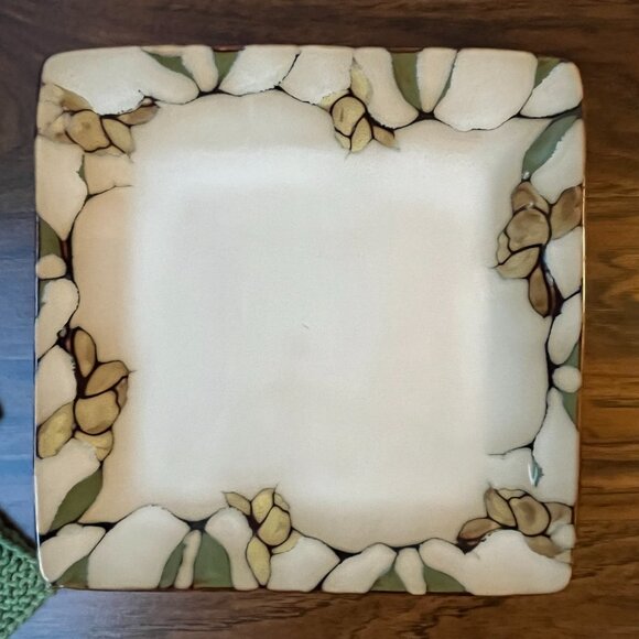 Gourmet Basics by Mikasa Emory 3 Salad / Dessert Plates Stoneware 8.5" - Picture 4 of 9